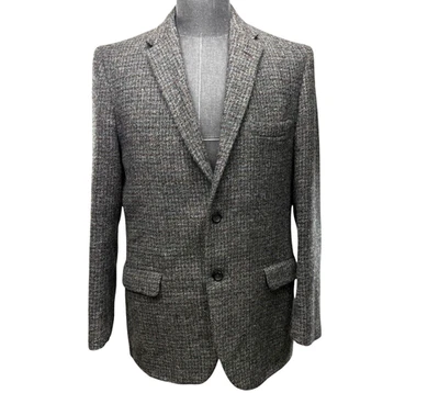 Blazer Harris Tweed Sears Hombre Talla 44 100% Lana Marrón Abrigo Deportivo Años 70’s De Colección Foto 1 de 4
