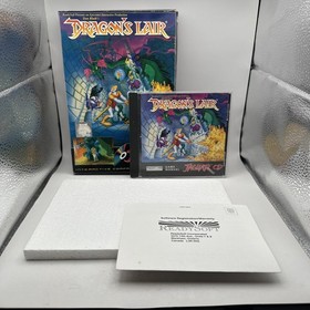 Dragon's Lair Atari Jaguar CD Complete CIB Large Box Reg Card