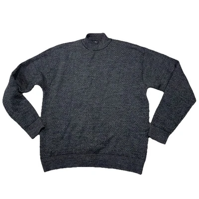 Patrick James Mens Sweater Large Gray 100% Extra Fine Merino Wool Pullover A15 - Image 1 of 4
