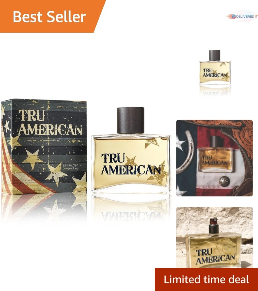 Tru Fragrance Men's 3.4oz True American Cologne Spray 90081