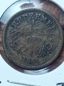 1883 Kaufmann Oliver Boutwell Miller Troy New York Medaille - Bild 1 von 5