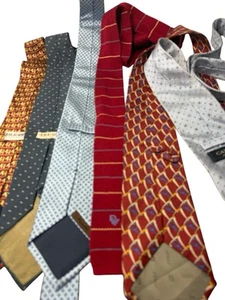 Lot of 10 Assorted Men's Neck Ties Canali Ermenegildo Zegna Fendi etc - Picture 1 of 6