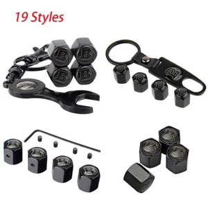 Car Tire Valve Stem Caps Auto Tyre Wheel Air Covers For Mercedes Brabus - Picture 1 of 9