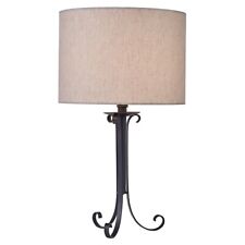 Scroll Metal Table Lamp Country Farmhouse Home Decor
