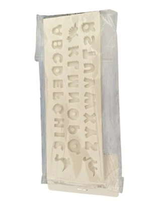 Molde Silicona Alfabeto Dinosaurios Fondant Cumpleaños Foto 1 de 4