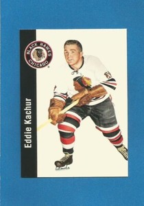 Eddie Kachur 1994-95 Parkhurst Missing Link '56-57' Hockey #37 (MINT) Blackhawks