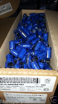 100 piezas NUEVO BC PHILIPS 146 680uF 35V 125C ¡TAPAS DE GAMA ALTA MUY BAJAS ESR MIL! Foto 1 de 2