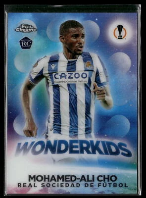 Mohamed-Ali Cho 2022-23 Topps Chrome UEFA Club Competitions #W-11 Wonderkids - Image 1 of 2