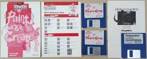 Fun School PAINT and CREATE & DESIGNASAURUS Kids Software for Commodore Amiga - Afbeelding 1 van 8