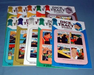 DICK TRACY, (10) VOLUME COMIC BOOK LOT - NO. 41 THRU 50 - 1988 - USED COND. - Picture 1 of 4