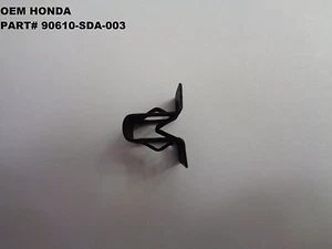 10 PCS. OEM HONDA PART# 90610-SDA-003 METAL TRIM CLIP (GARNISH) 1/2" WIDE - Picture 1 of 5