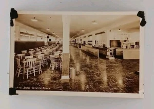 RPPC Real Photo Postcard US Navy Ships Service Store F-13 Unposted - Picture 1 of 2