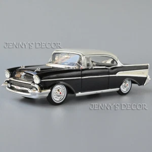 Réplica en miniatura Chevy Bel Air de metal fundido a escala 1:24 escala Jada 1957 modelo de automóvil de juguete - Imagen 1 de 16