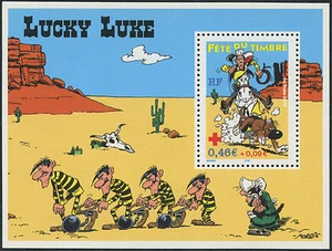 FRANCE BLOC N°55** Lucky Luke, 2003, Superbe!  Miniature Sheet MNH - Imagen 1 de 1