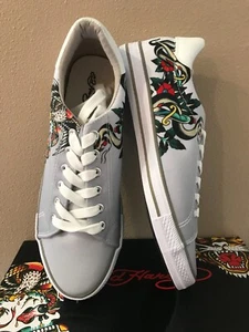 NEW NIB Ed Hardy  Sneakers Shoes  Men's Size 9.5 - Picture 1 of 13