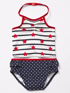 NUEVO CON ETIQUETAS Nuevo Baby Gap Girl Americana con volantes natación 2 piezas 5T - Imagen 1 de 1