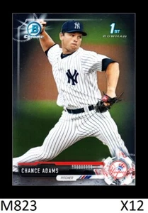 1-2017 BOWMAN CHROME PROSPECTS CHANCE ADAMS YANKEES QTY AVAILABLE - Picture 1 of 1