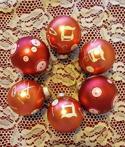 Martha Stewart Everyday MSe Set 6 runde Ornamente Nähmaschinenknöpfe Vintage - Bild 1 von 9