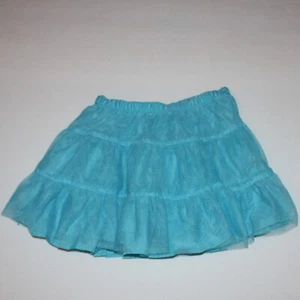Carter's Girl's Aqua Blue Color Tulle Ruffle Skirt in size 5 - Picture 1 of 1