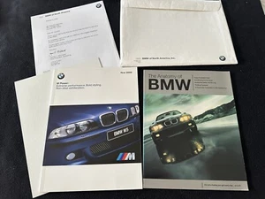 Folleto de autos BMW M 2000 M5 E39 Z3 M cupé y roadster M3 introducción catálogo de ventas de EE. UU. - Imagen 1 de 18