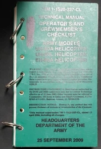 US Forces Technical Book- Helicopter Operator's & Crewmember's Checklist (1962) - Picture 1 of 1