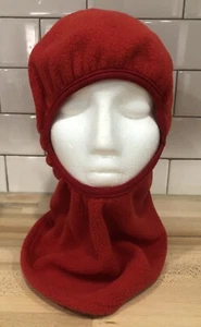 Vintage Patagonia Fleece Balaclava Ski Mask Red USA Kids Large VGUC - Picture 1 of 12