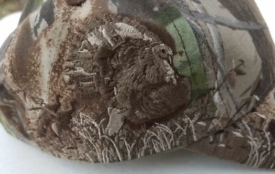 Dri-Duck Wildlife Series Cap Embroidered Turkey REAL TREE Hunting Adjustable - Image 1 of 4