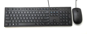 A lot of 10 Dell KB216-BK-US Wired USB Slim Keyboard- Mouse Set Open Box - Picture 1 of 9