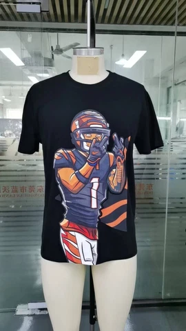 NFL Cincinnati Bengals Custom  T Shirt Afc North back to back champions size L Cover