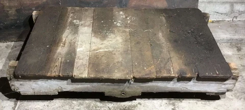 Antique Railroad Cart, Original Hardware Cover