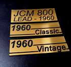 SET 3-teiliges Logo JCM 800 BLEI SERIE 1960 Vintage Klassiker 85 mm = 3,35 Zoll