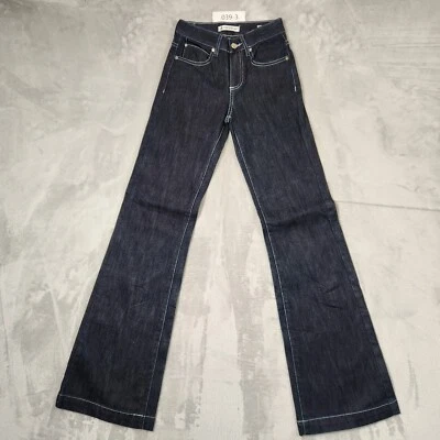 Y2K RIDERS by LEE• Blue Denim WIDE LEG Jeans - Sz 6 - HIGH RISE STRETCH - image 1 of 4