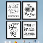 Funny Bathroom Wall Art Prints Farmhouse Decor Quotes Signs Pictures Gag Gift