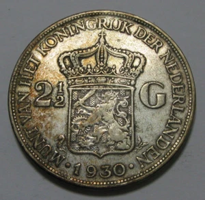 ZALDI2010 - Netherlands, 2 1/2 Gulden From 1930, - Picture 1 of 2