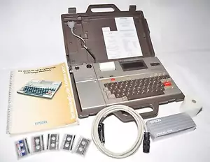 Epson HX-20 + Expansion / Anleitung / Ladekabel / Ex. Bundeswehr BW - Bild 1 von 9