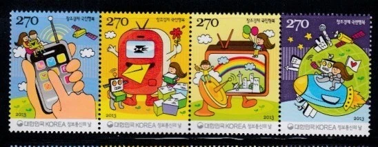 KOREA Information & Technology Day MNH Set Foto 1 de 1