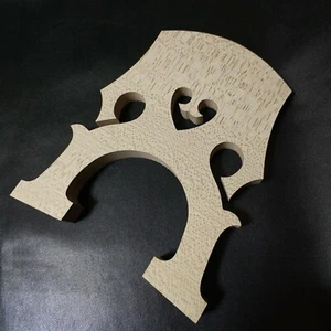 1x 4/4 Upright Double Bass Maple Bridge European Maple Wood Foot Width 160mm - Picture 1 of 1