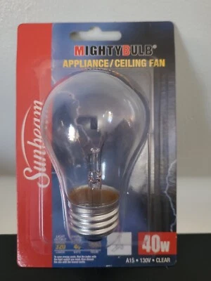 Aparelho Sunbeam Mighty Bulb, ventilador de teto lâmpada de 40 watts (NOVO) - Imagem 1 de 3