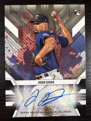 Jhoan Duran 2022 Topps UK Edition Rookie RC Auto #BSA-JD Twins - Image 1 of 2
