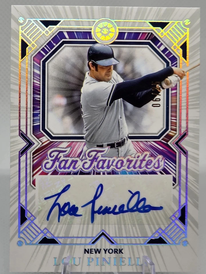 Panini Boys Of Summer 2025 Fan Favorites Signatures Holo Silver Lou Piniella/25 Foto 1 de 2