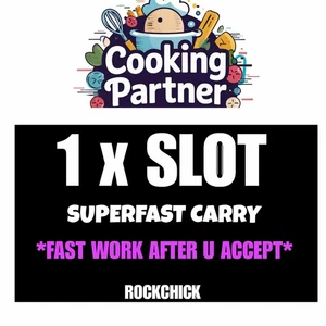 1x Mo_no_poly Go Partner Event full carry service (80k points Cooking Partners - Picture 1 of 1