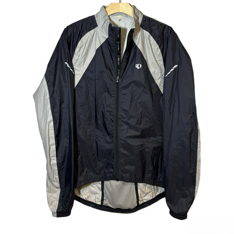 Pearl Izumi Lightweight Biking Cycling Jacket Mens Size Large Black Gray - Image 1 of 4