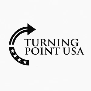 Charlie Kirk Turning Point RIP Black die cut vinyl decal sticker wall window 10” - Picture 1 of 1