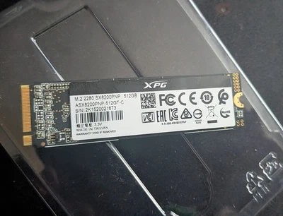 XPG SX8200 Pro M.2 512 GB PCI Express 3.0 3D TLC NVMe - Image 1 of 3