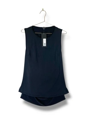 MICHI Black Open Back Tank Top XS Women's Activewear Gym Yoga Run - Image 1 of 4