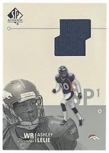 2002 SP Authentic - Authentic Threads Single #AT1-AL Ashley Lelie Broncos - Picture 1 of 2