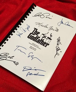 The Godfather, Movie Script, Cast Printed Signatures, Signed, Gift, Film - Picture 1 of 5