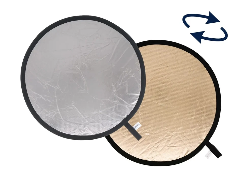 Folding Reflector 120cm Sunfire/Silver | Lastolite by Manfrotto - Image 1 of 1