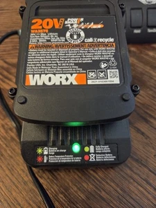 Genuine WORX WA3575 20V Max Li-Ion Power Share 2.0A W/WA3881 OEM CHARGER  - Picture 1 of 10