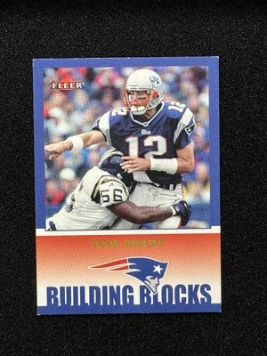 Tom Brady 2002 Fleer Skybox Building Blocks “MINI” #/125 Early Rookie Years RC - Image 1 of 2